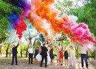 Цветной дым для свадьбы в Воронеже